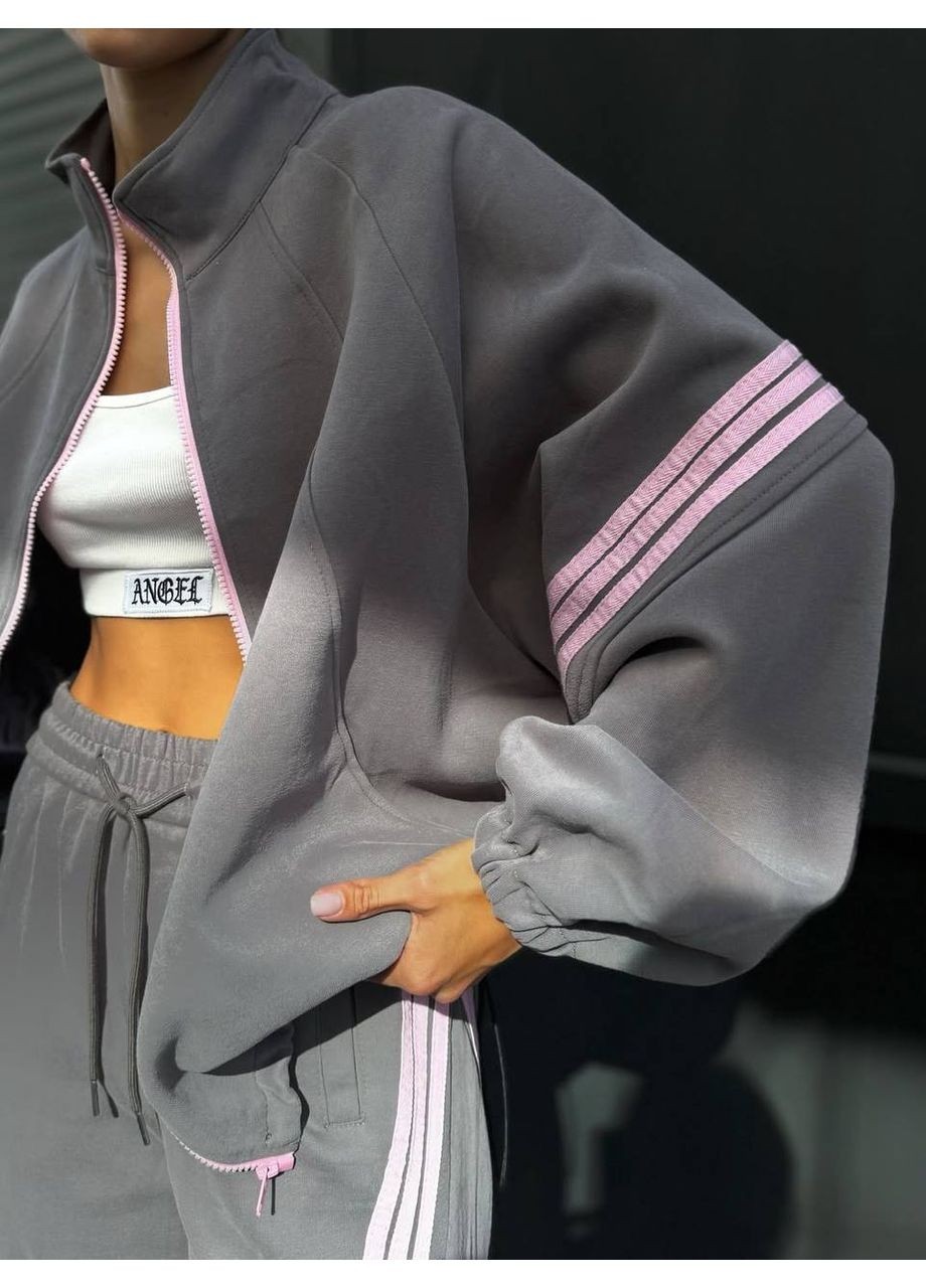 🖤 Уютный женский костюм с флисомОзнакомьтесь с размерной сеткой. GD/GL Модний простір (364966529)