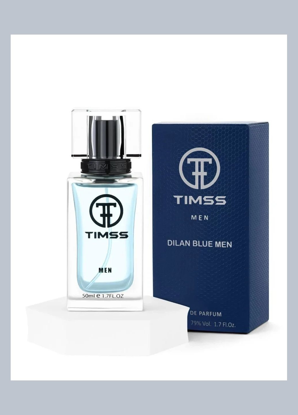 Парфумована вода для чоловіків «DILAN BLUE» (Схожість: Versace Dylan Blue Pour Homme), 50 мл TIMSS (351851654)