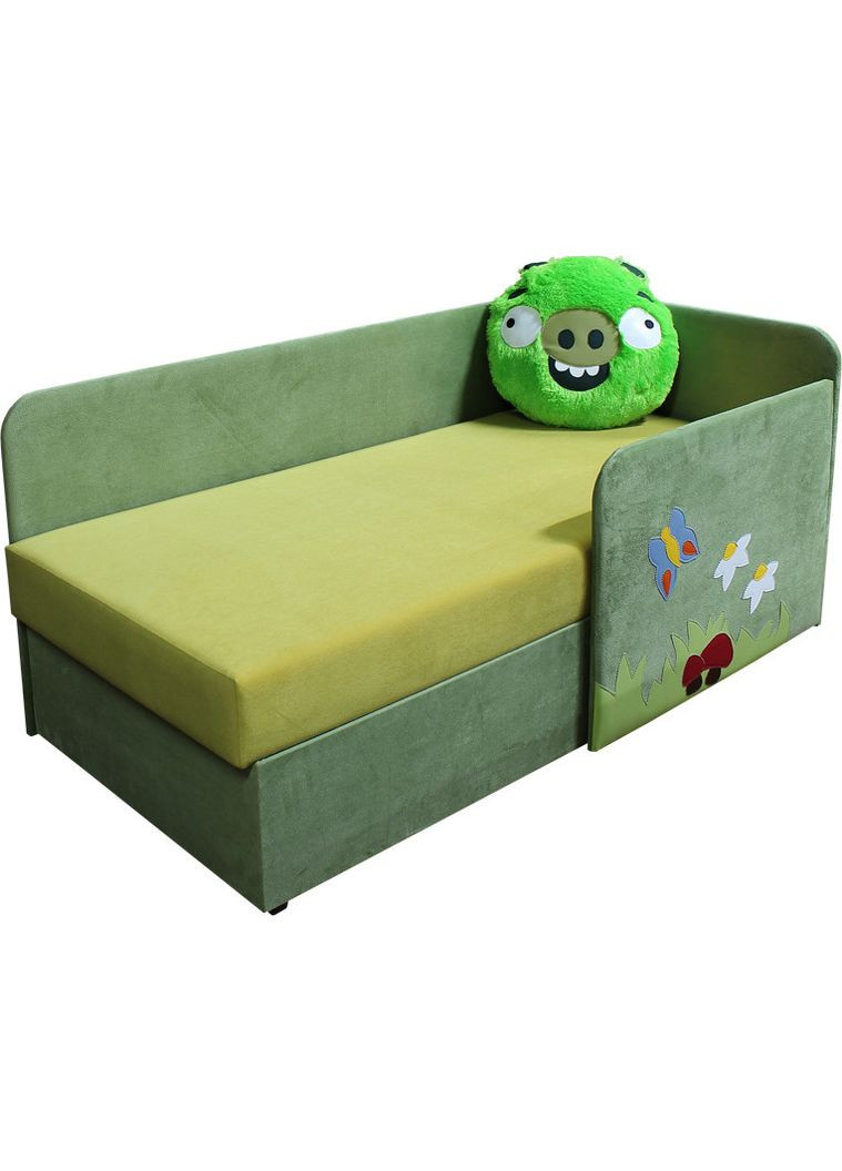 Детский диван с бортом и нишей Злые птички ТМ No Brand (322500571)