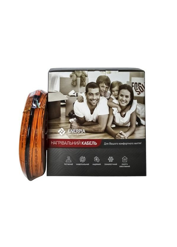 Двухжильный кабель 1200 Вт, 60 м, 6 м2 Enerpia (315762615)