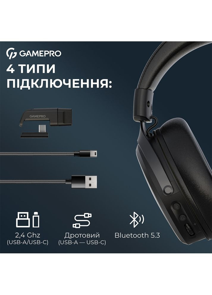 Гарнітура Asgard Skadi Black (HSW191B) GAMEPRO (364873607)