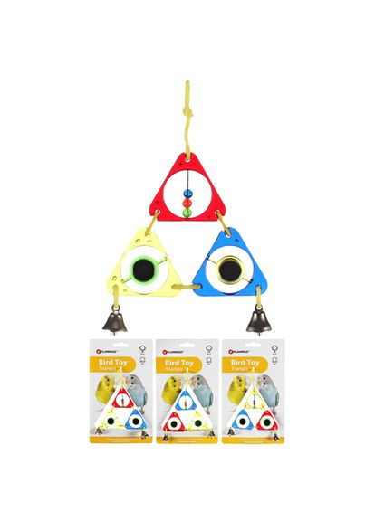 Delta Triangle ФЛАМІНГО ДЕЛЬТА ТРИКУТНИК іграшка для птахів, В асортименті (5400585059946) Flamingo (347067614)