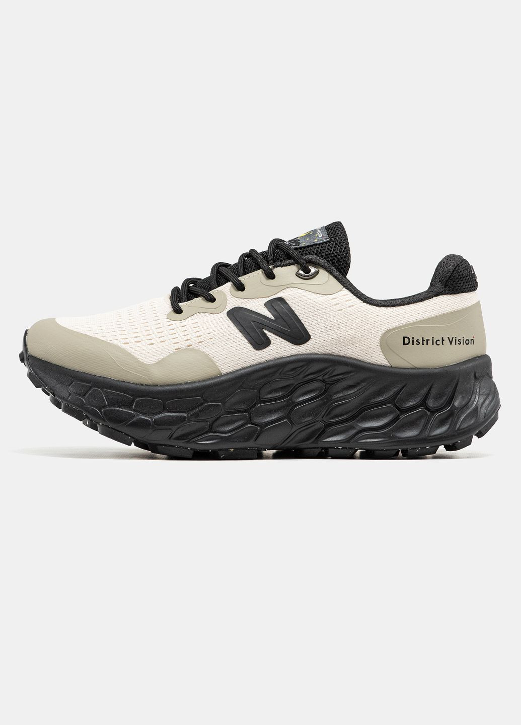 Бежеві Осінні кросівки чоловічі і жіночі new balance more trail v3 beige khaki black | нью баланс море треіл бежеві No Brand