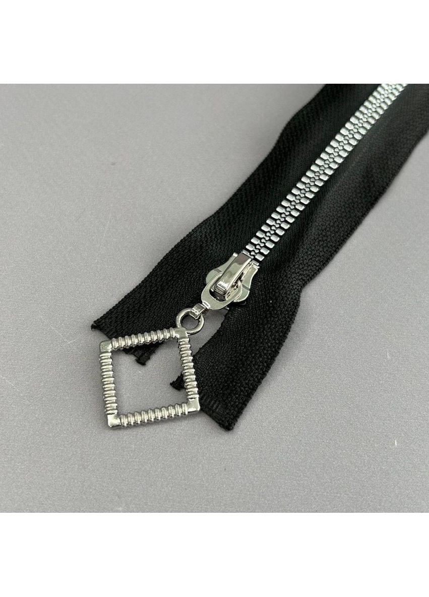 80 см-тракторна блискавка Т5 з декоративним пулером-чорна Plus-plus (354795282)