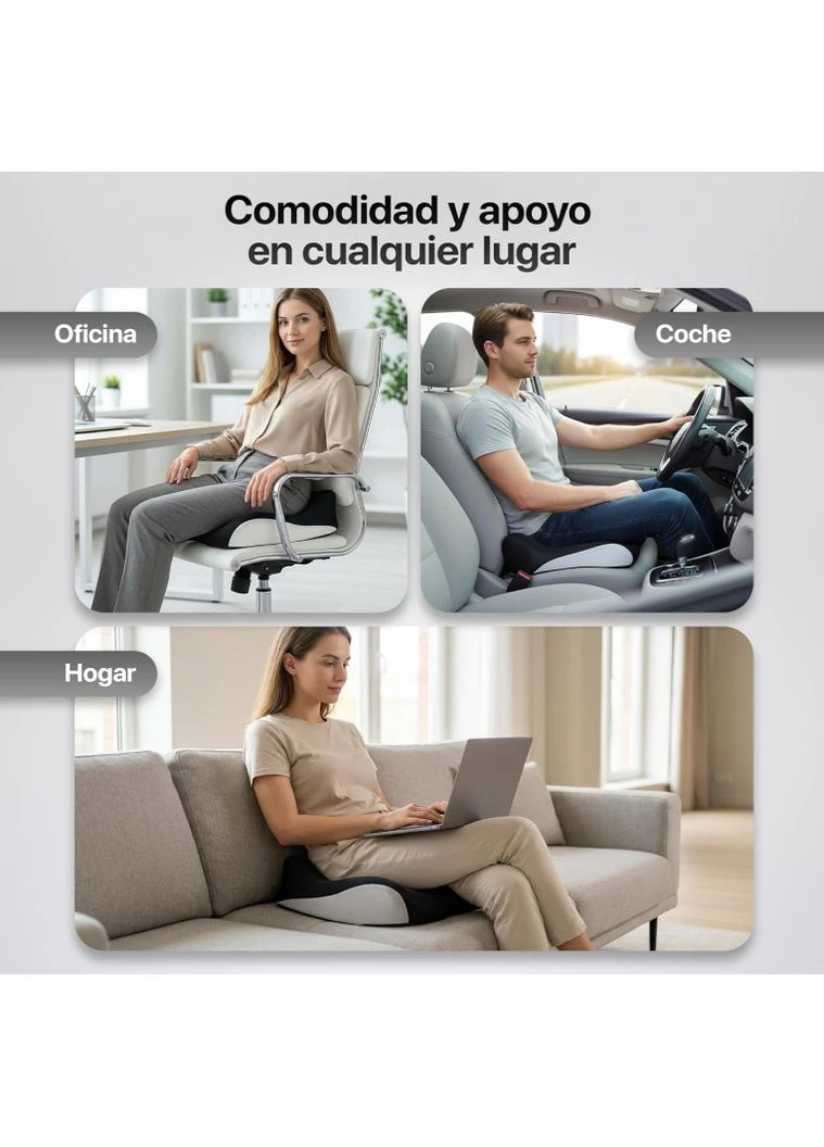 Coccyx Cushion – ергономічна подушка для спини, підтримка хребта, з пам’яттю форми 60D/80D, для сидіння, офісу та авто OEM (383526925)