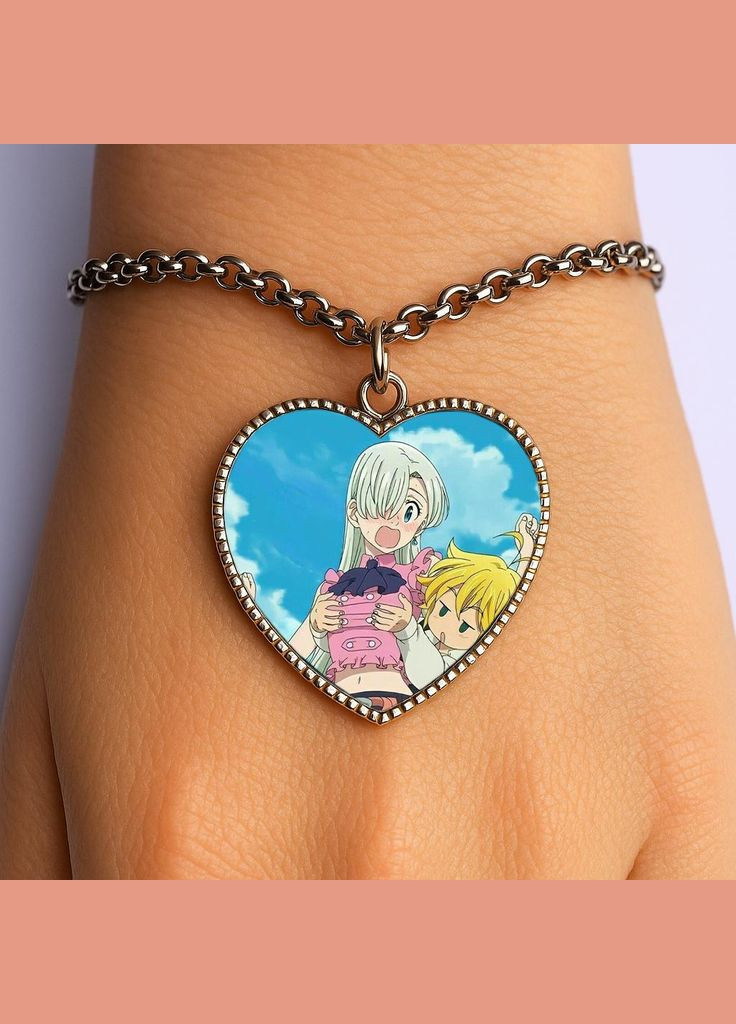 Браслет Аниме Семь смертных грехов #006 (сердце) No Brand (329331327)