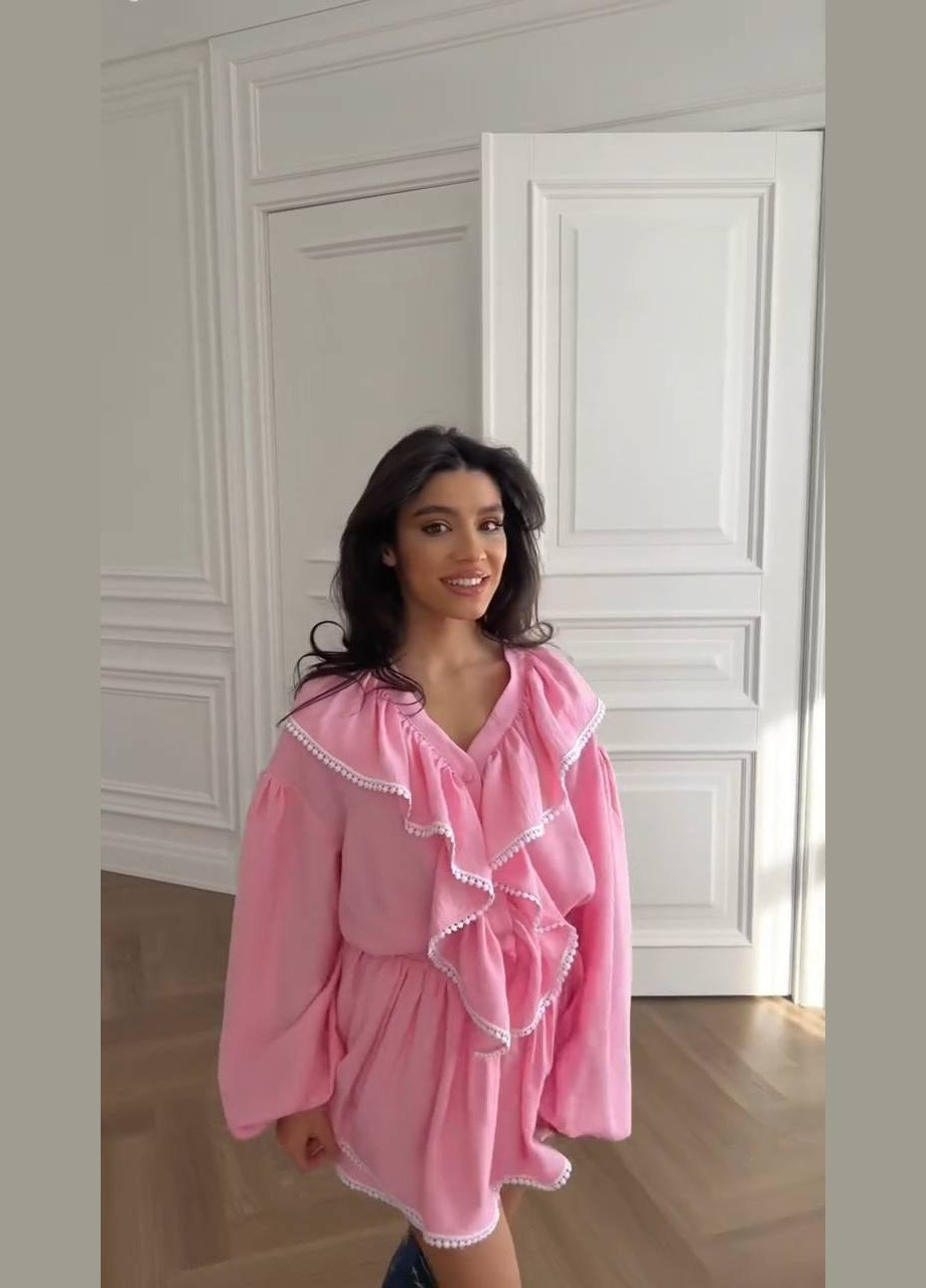 Жіночий рожевий костюм No Brand (339507899)