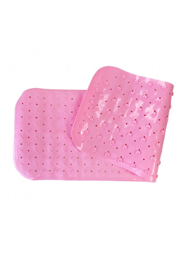 Килимок для ванної на присосках колір рожевий ЦБ-00235767 Megazayka (282925589)