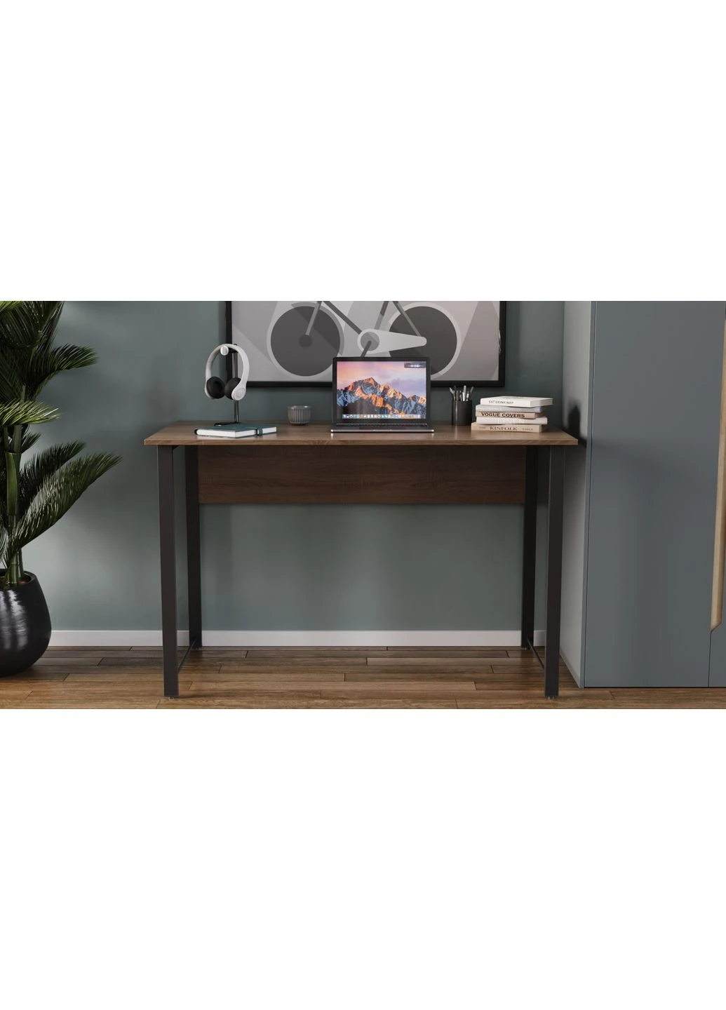 Комп'ютерний стіл Раян 75x140x70 сірий ДСП 32мм (FRD-101650) Ferrum-decor (377386245)