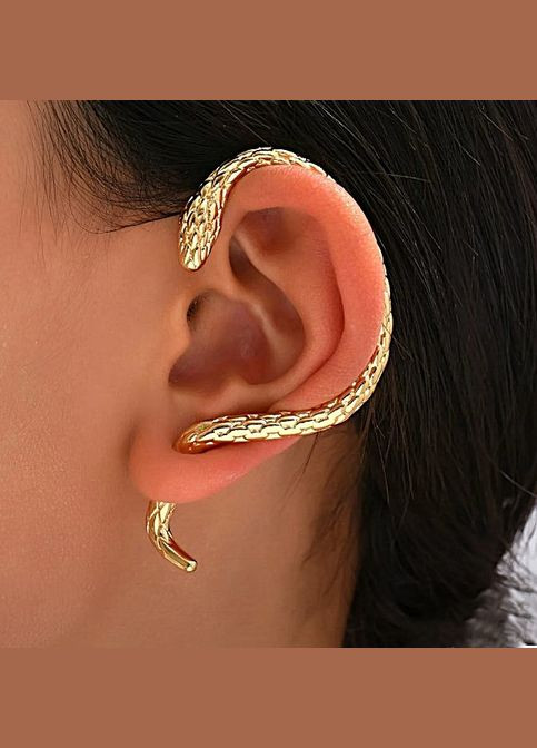 Кафа - моно сережка на ліве вухо No Brand Змія (327274091)