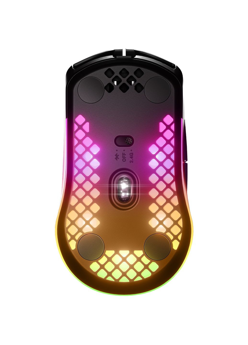 Мишка Aerox 3 Wireless Onyx, RGB, 18000dpi., 6кн., чорна SteelSeries (314775880)