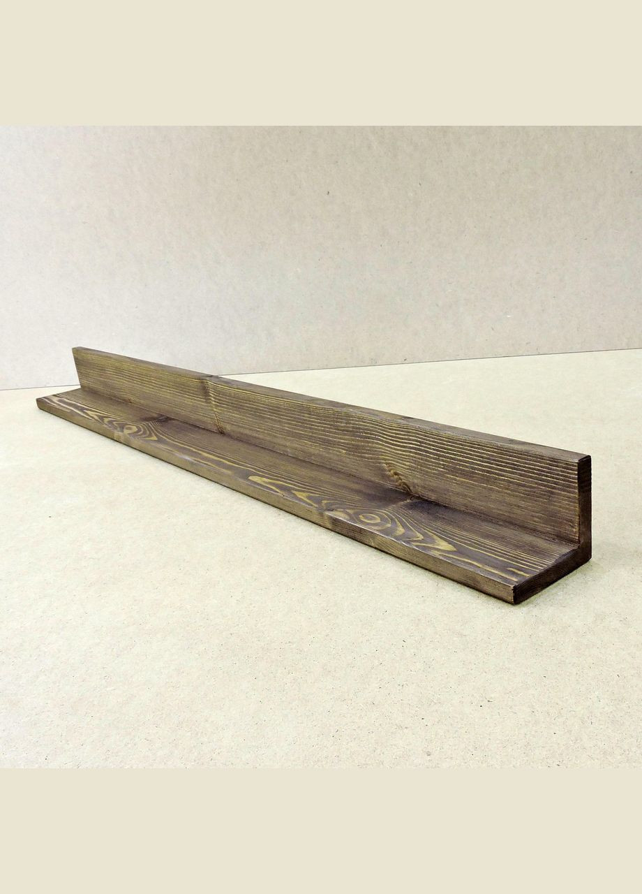 Настенная полка из дерева Палас 120 капучино (НСП-128009) No Brand (328082486)