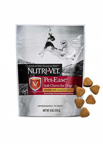 Успокаивающее средство для собак PetEase Soft Chews мягкие жевательные таблетки 0.17 кг 70 табл (669125909744) Nutri-Vet (279566864)