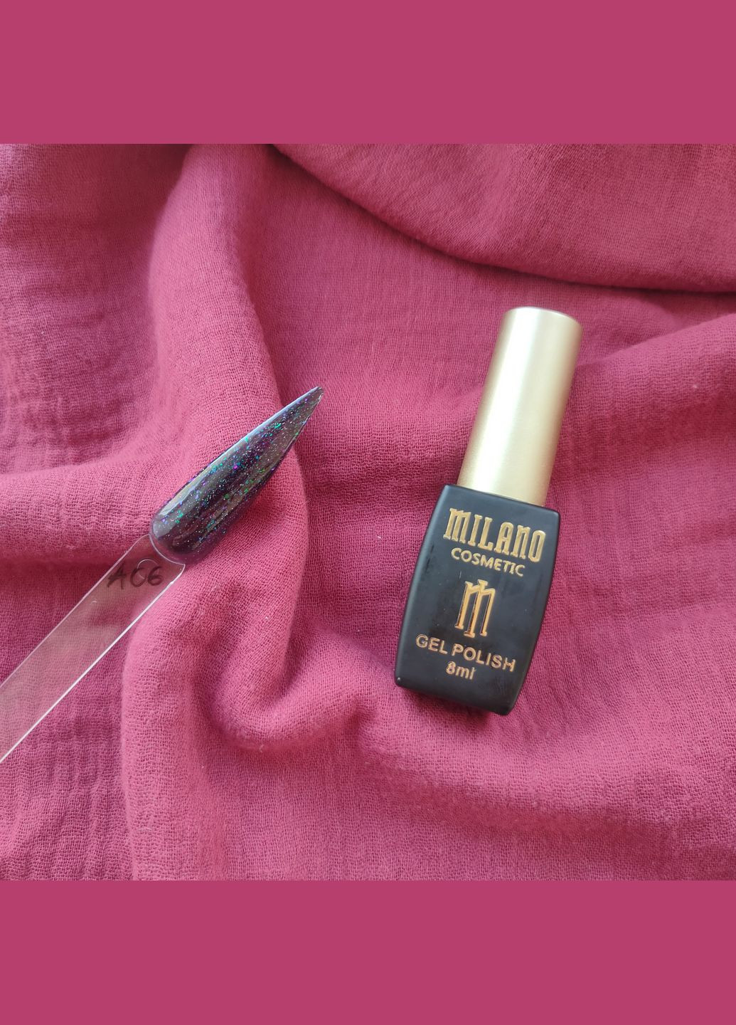 Светоотражающий гель лак для ногтей PHOENIX A 06 Milano 8 мл (317565457)