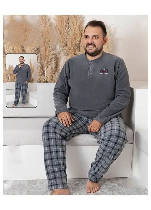 Піжама батальна чоловіча тепла флісова, Туреччина SNC (370967678)
