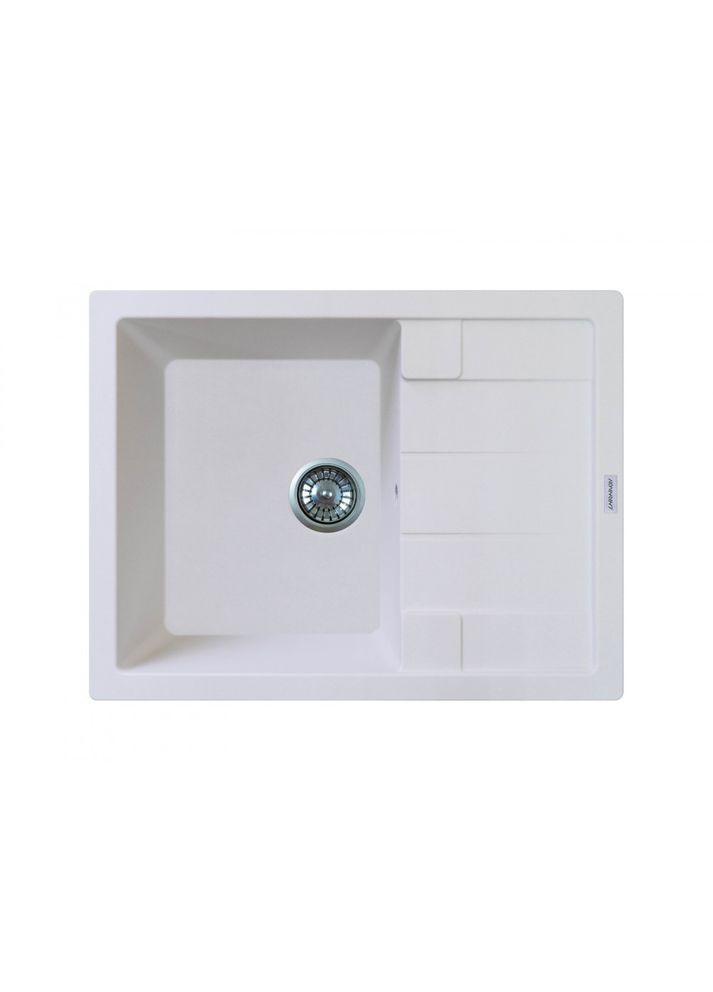 Кухонна мийка зі штучного каменю/кварцева 645х495х200мм, прямокутна ANILA Білий (44030645495) Adamant (369798584)