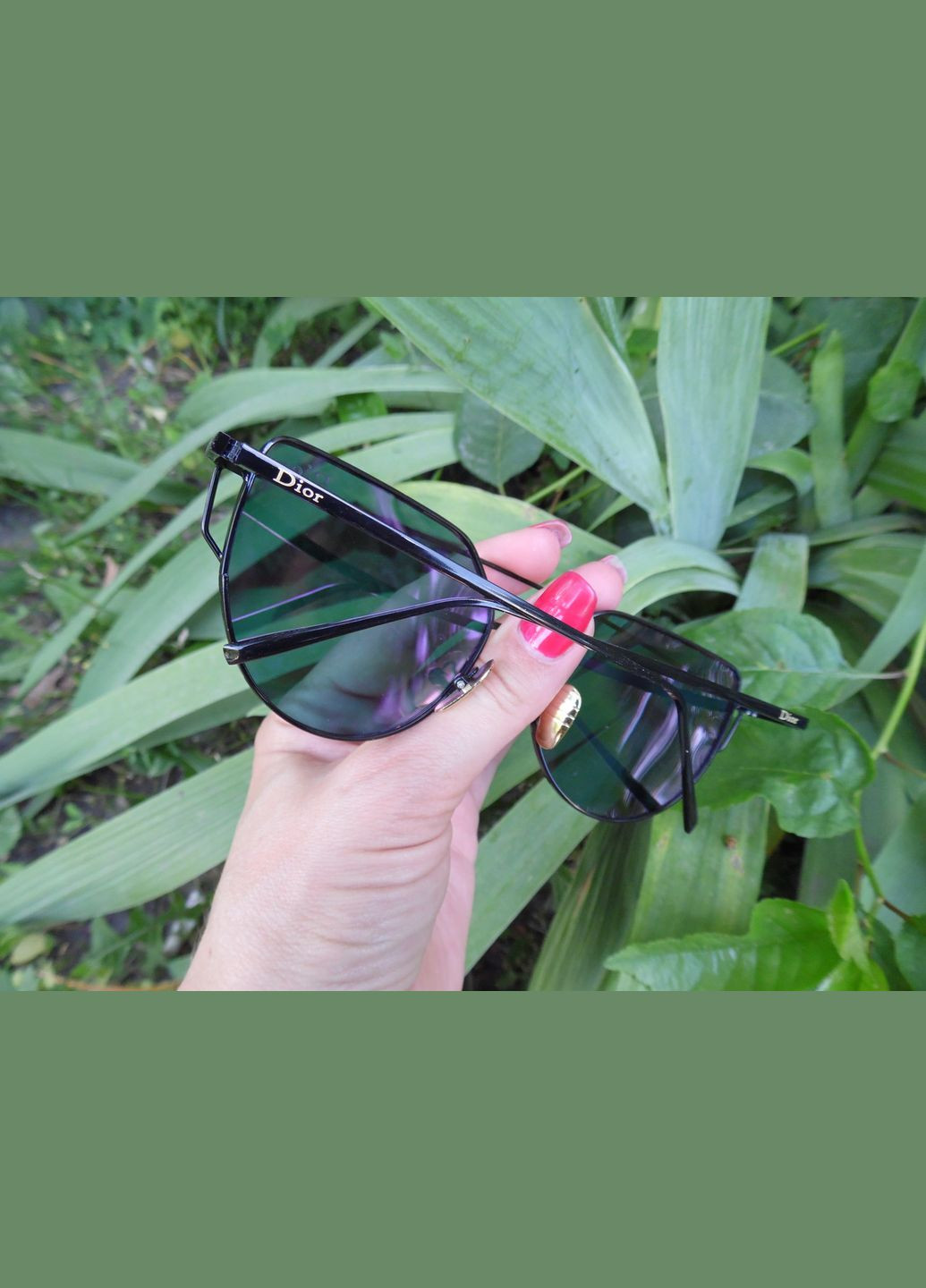 Сонцезахисні окуляри, колір лінз рожевий No Brand (302673661)