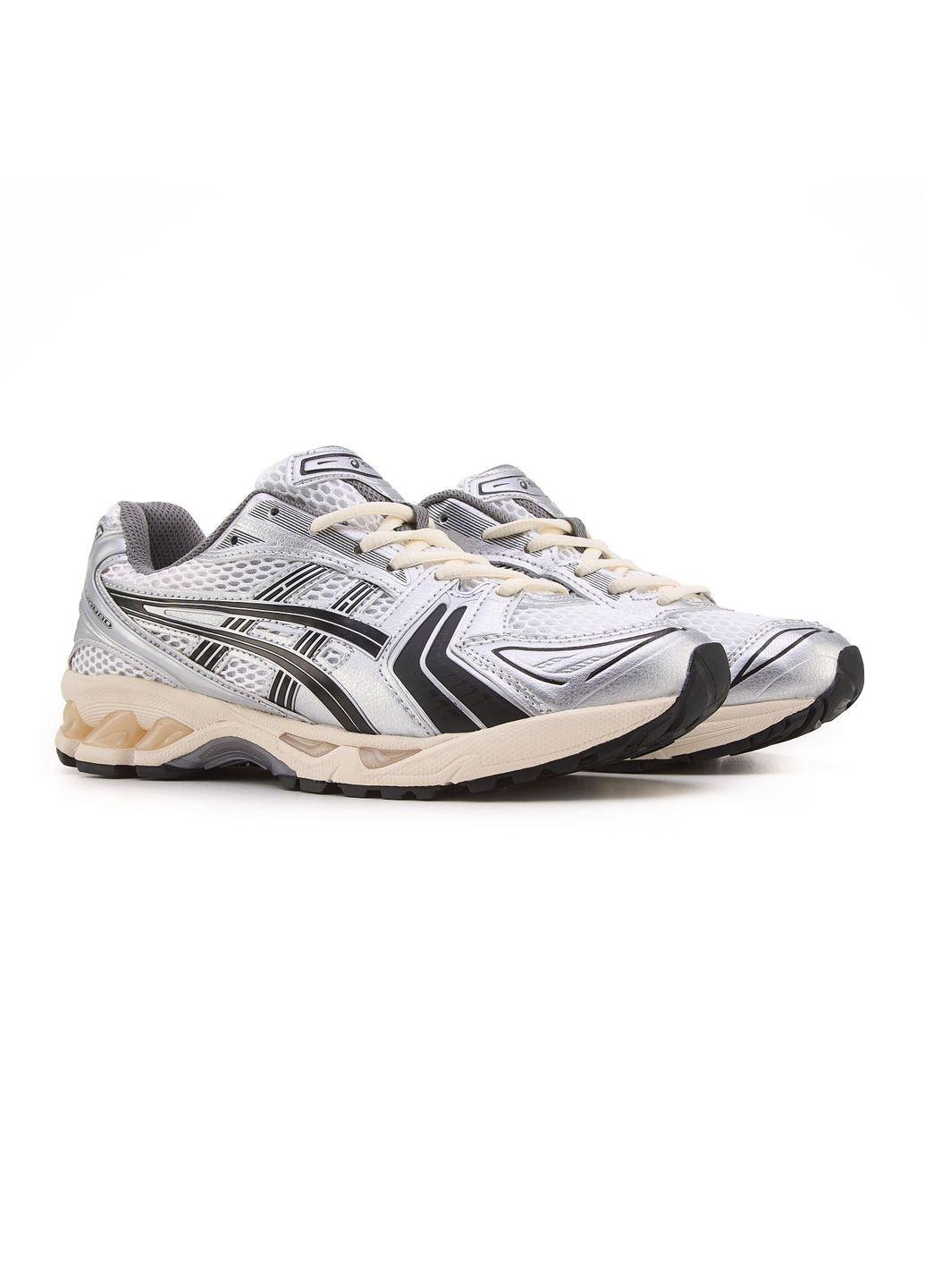 КРОСІВКИ ЖІНОЧІ ASICS GEL-KAYANO 14 WHITE SILVER BLACK АСІКС ГЕЛЬ КАЯНО 14 No Brand чорні демісезони (367169174)
