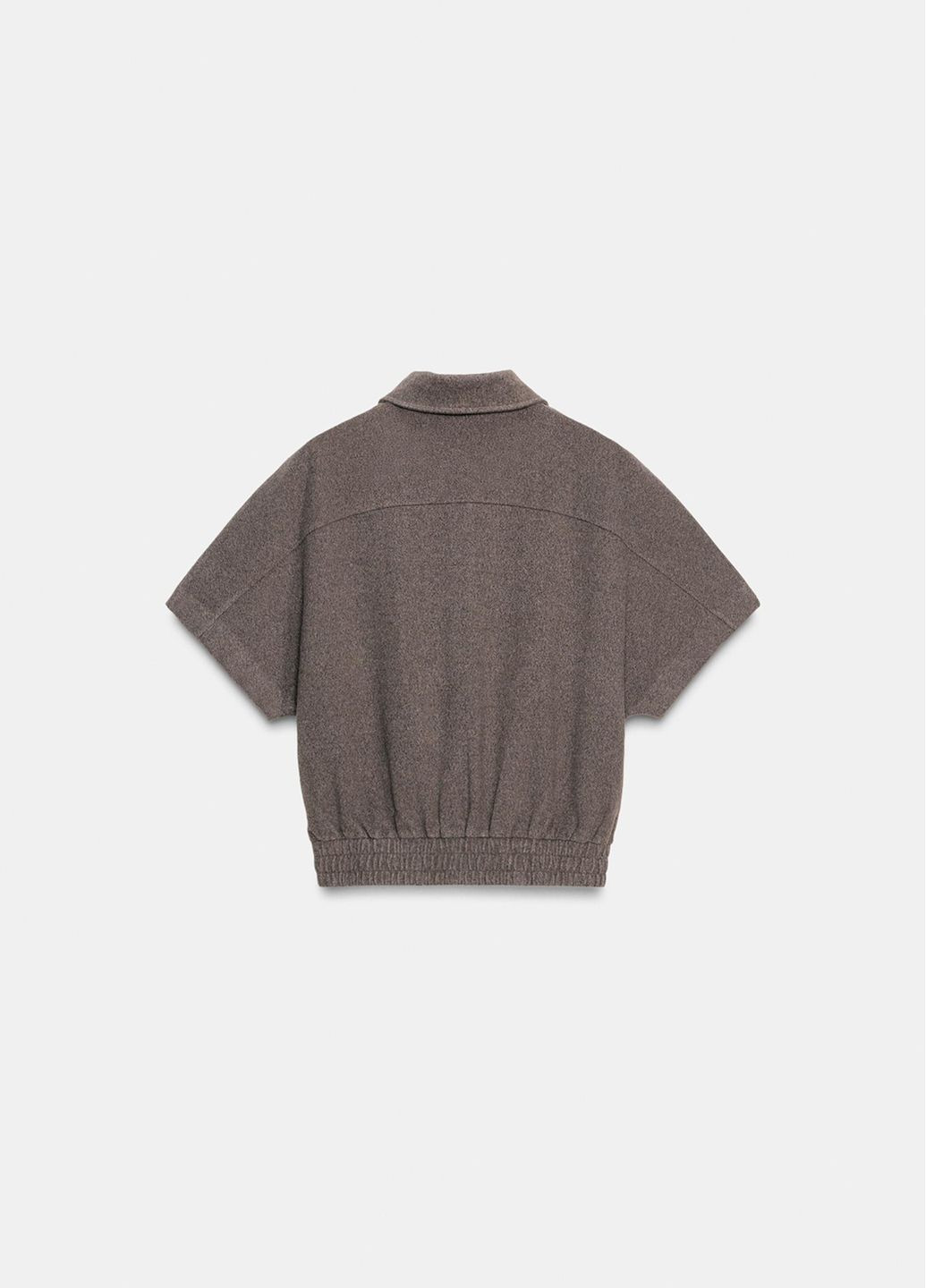 Серо-коричневый демисезонный кардиган Zara