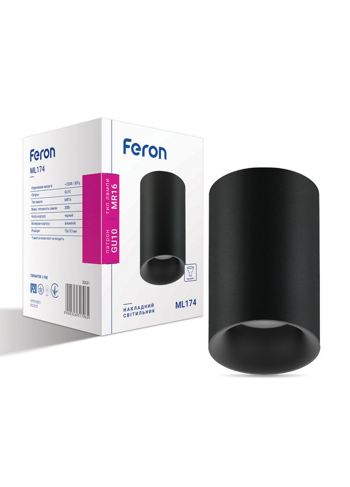 Накладной светильник ML174 под лампу (32631) Feron (370253457)