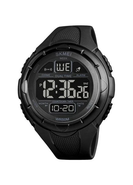 Тактичний наручний годинник 1656 (Total Black) No Brand (370780048)