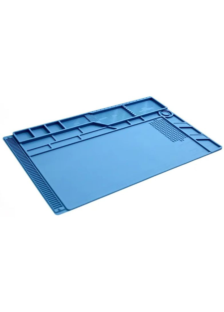 Килимок монтажний BEST BST-S-180-A1 термостійкий, силіконовий мат для паяльника, ремонту смартфонів 550x350 мм No Brand (322568229)