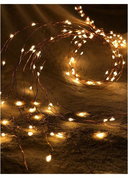 Гірлянда Охапка струн Luca Lighting 3м теплий білий світлодіодна для дому та вулиці прикраса інтер'єру ProDobro (367266518)