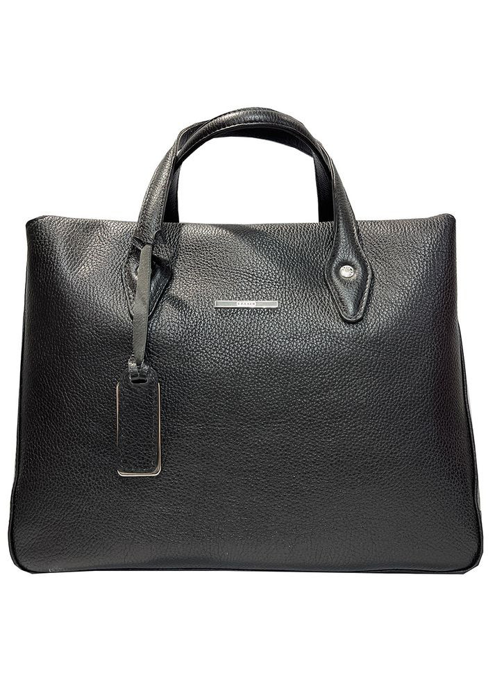 Сумка жіноча шкіряна чорна турецька (Д/Ш/В) 32/14/26(см) Karya (336377948)