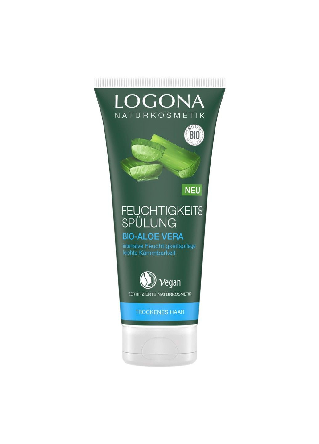 БИО-Кондиционер Увлажнение и Защита для сухих волос с Алоэ Вера 200 мл Logona (298055753)