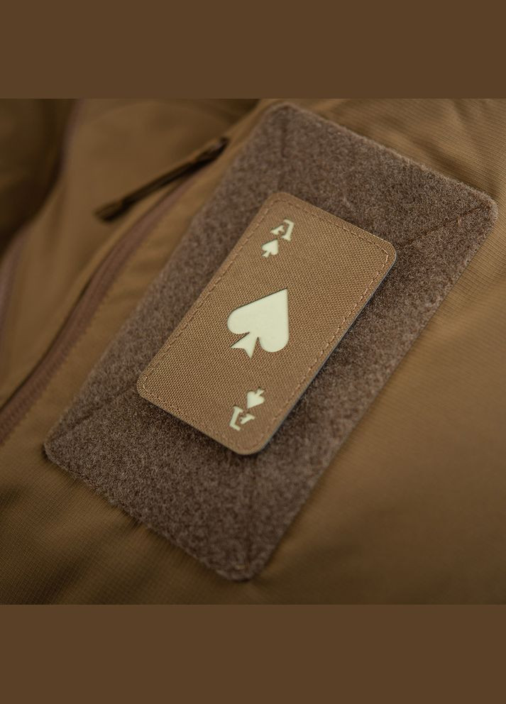 Нашивка Ace of Spades Laser Cut Coyote/GID M-TAC (315047352)