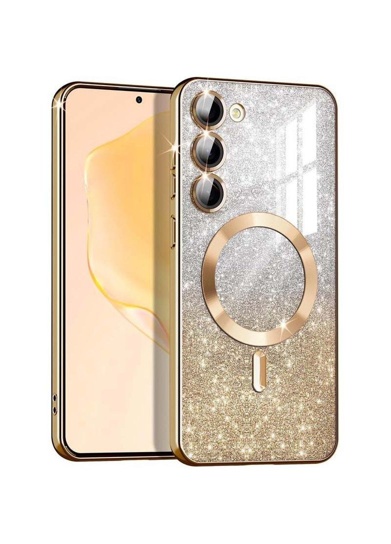 Чехол с блесками, защитными линзами на камеру и MagSafe для Samsung Galaxy S20 FE Epik (300523002)