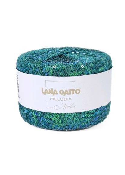 MELODIA № 30872 нитки пряжа для в"язання (Італія) паетка Lana Gatto (365829953)