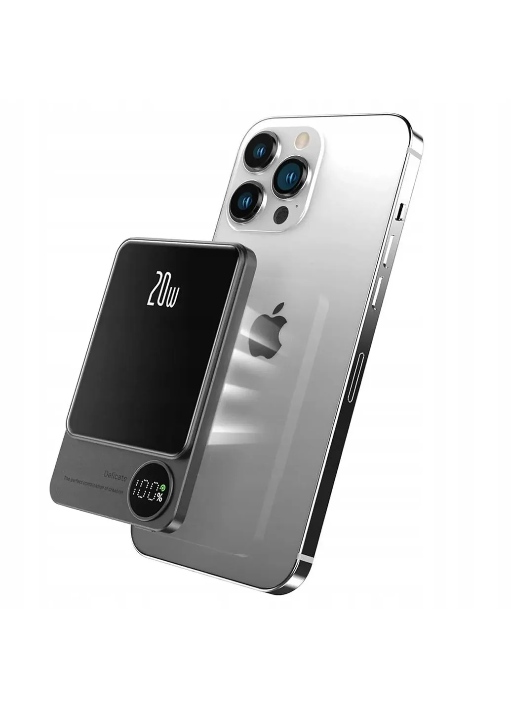 Портативний зарядний пристрій Power Bank Q9 5000 mAh ∙ Бездротовий повербанк з технологією Power Bank Q9 5000 mAh No Brand (406165440)