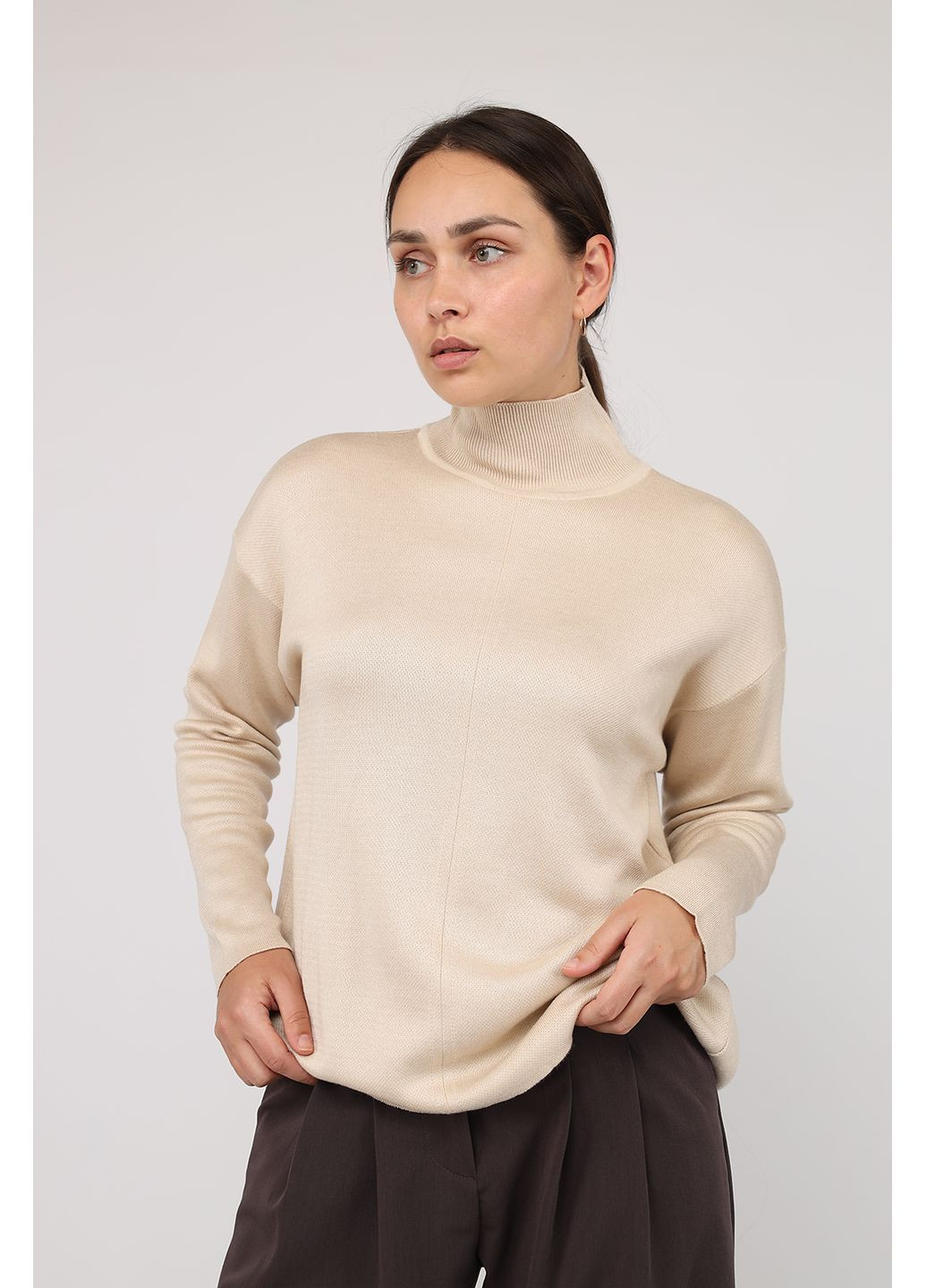 Гольф жіночий колір молочний ЦБ-00285728 Yuki (366037970)