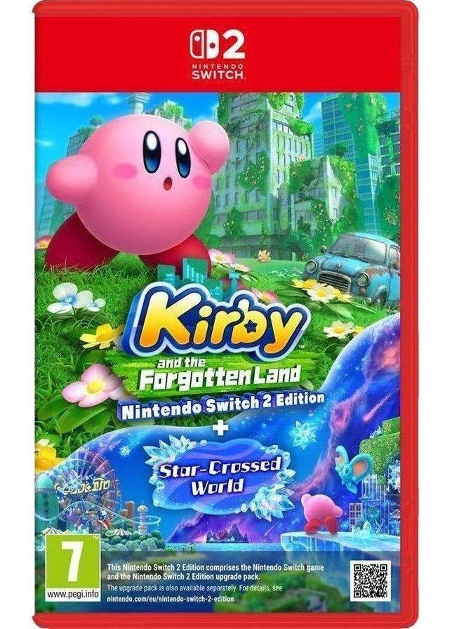Игра консольная Switch 2 Kirby Forgotten Land, картридж Nintendo (395362915)