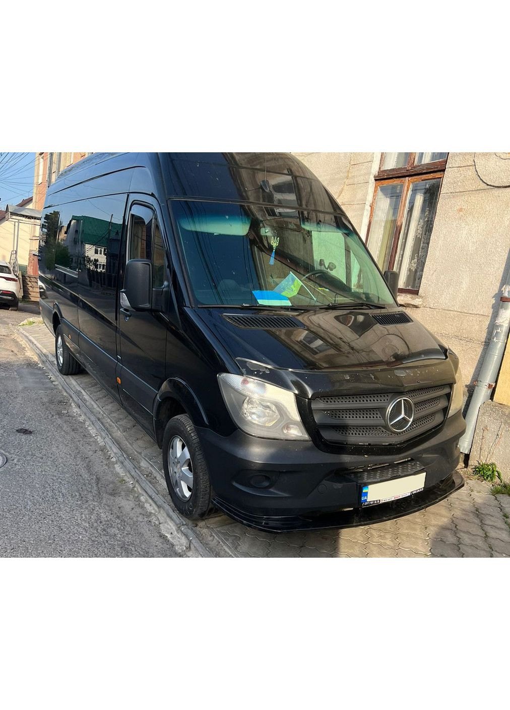 Передняя губа накладка 2013-2018 ( ) для Mercedes Sprinter W906 гг ABS (391746812)