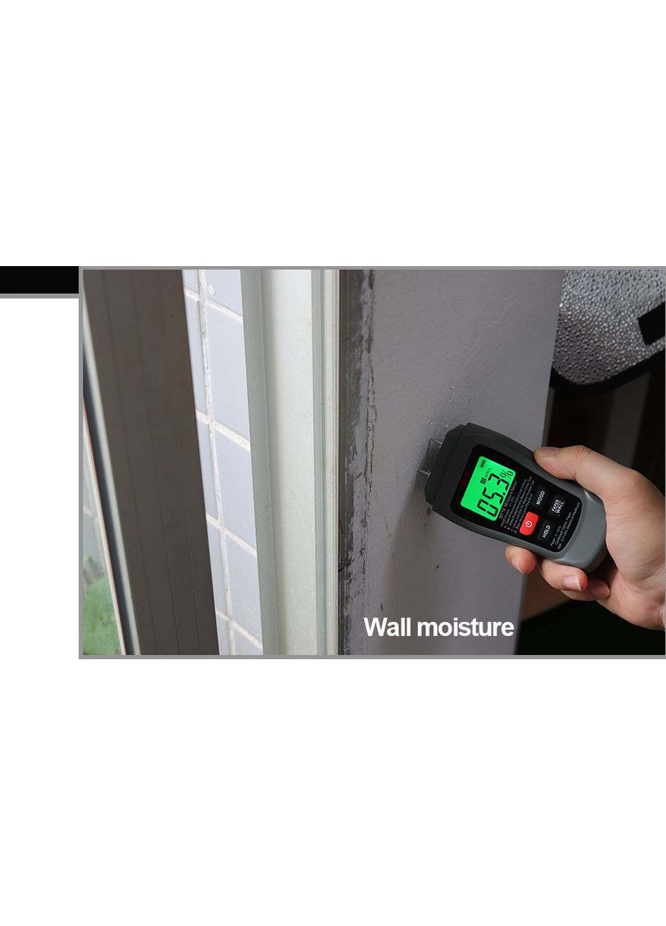 Цифровой измеритель влажности древесины, бумаги и стен, влагомер R&D MT-18 No Brand (300577759)