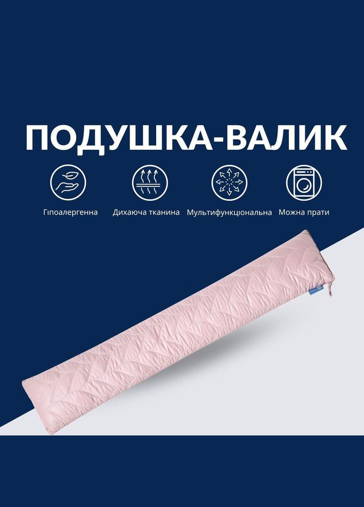 Подушка валик 15х90 см декоративная утеплитель для окон и дверей антиаллергенная беж косичка IDEIA (322031948)