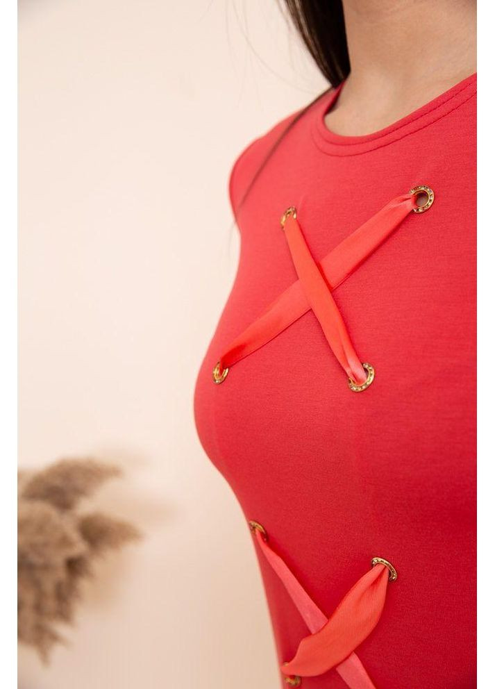 Коралова коротке плаття в спортивному стилі,, 167r11-1 Ager