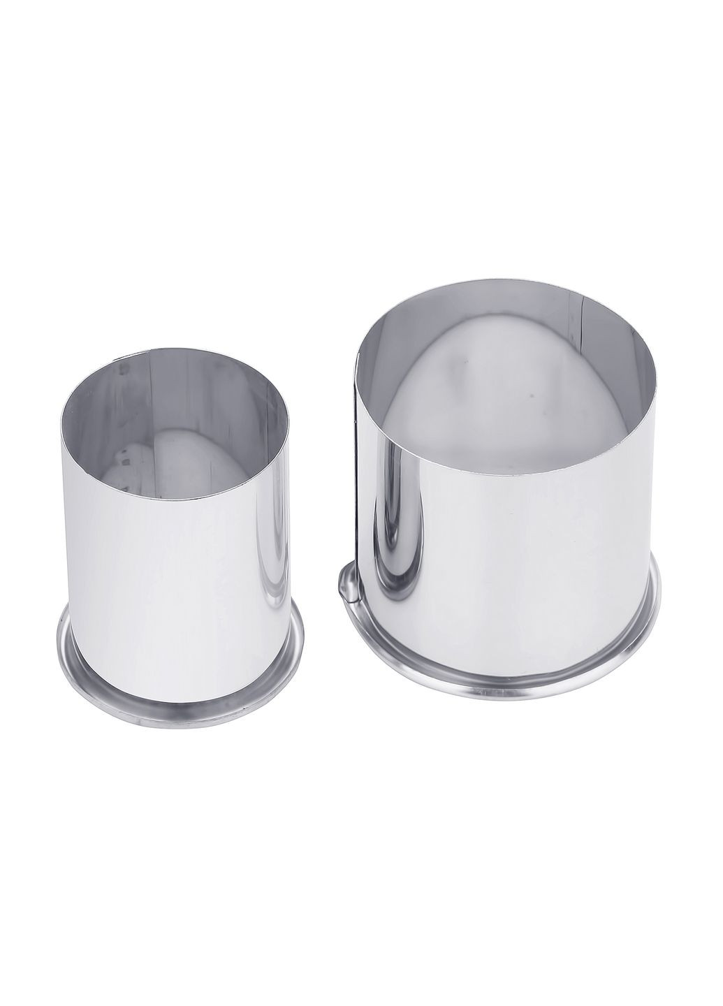 Металеві форми кільця для вирізки тіста (вареників, пельменів, печива) 2 шт. у наборі висота 4 см Master Class (301023046)
