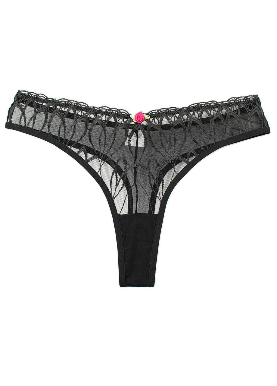 Черный демисезонный соблазнительный комплект женского нижнего белья No Brand