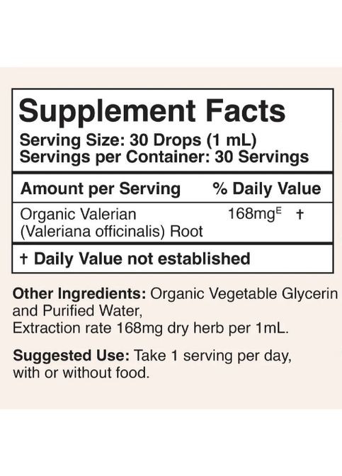 Double Wood Valerian Root Drops (168 mg in 1 ml) 30 ml /30 servings/ Double Wood Supplements (284120287)