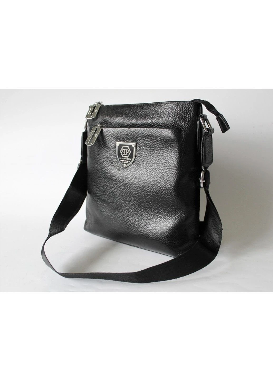 Мужской подарочный набор: кожаная сумка и кошелек Black BR-S (378616789)