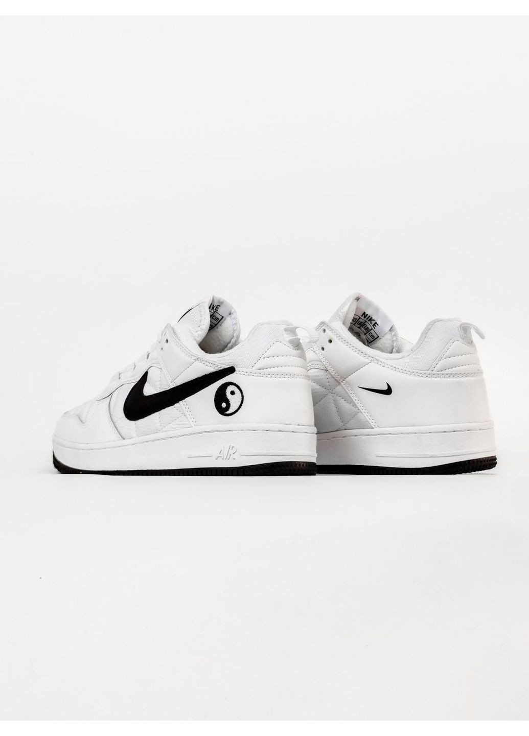 Білі Зимовий кросівки чоловічі nike air force 1 low in yan white termo найк аір форс 1 преміум No Brand