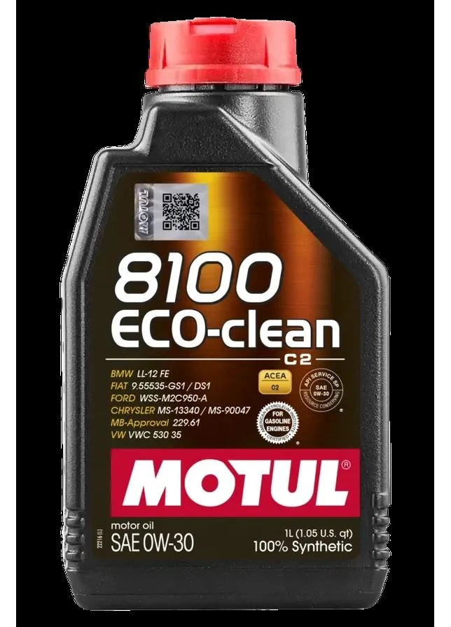 8100 Eco-clean SAE 0W30 (1L) Motul (390503178)