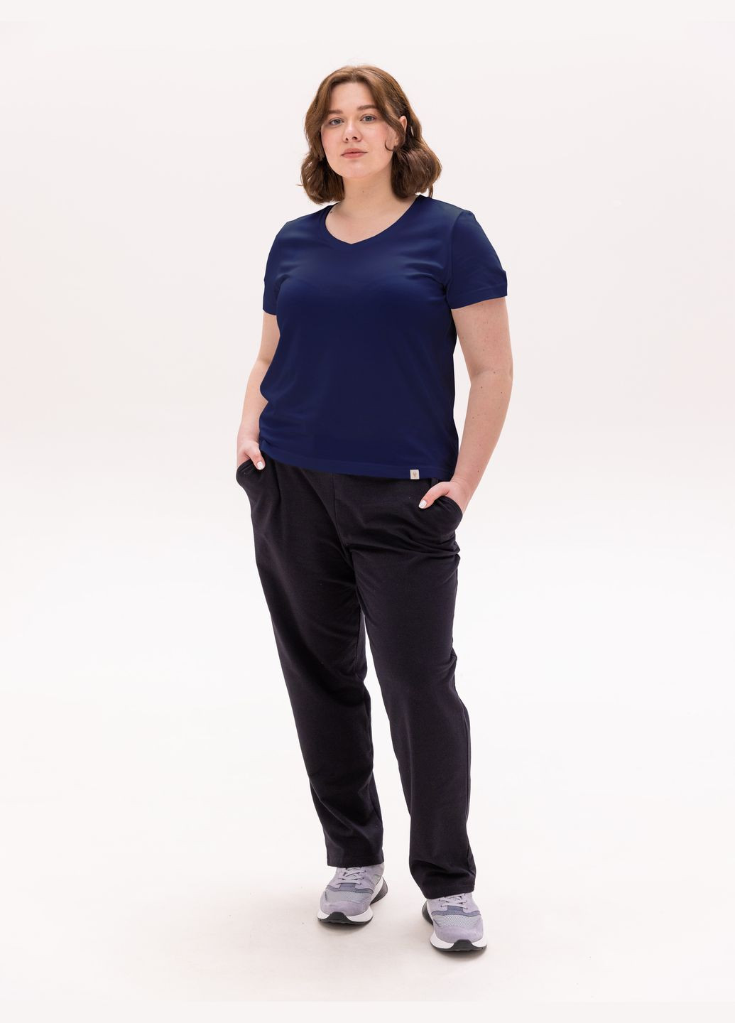 Футболка жіноча великих розмірів Роза - (302223900)