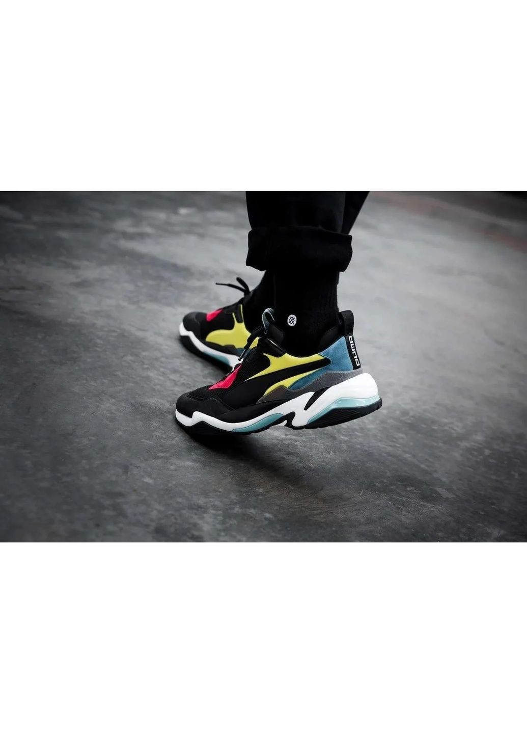Черные кроссовки мужские puma thunder spectra black 367516-01 Unknown
