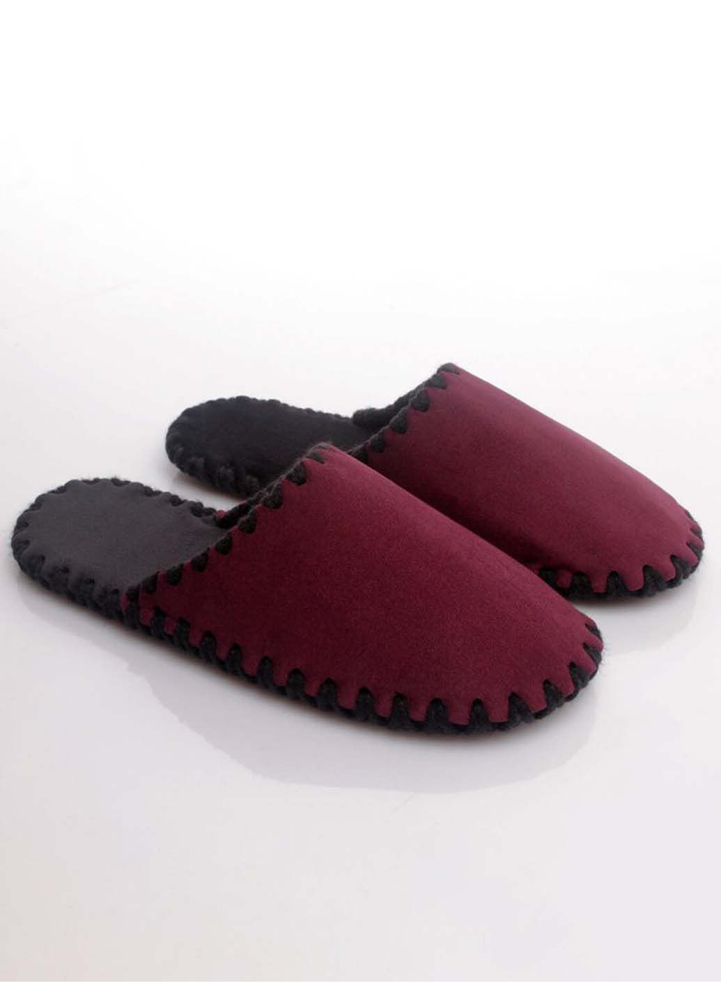 Сливовые домашние тапочки Family Story