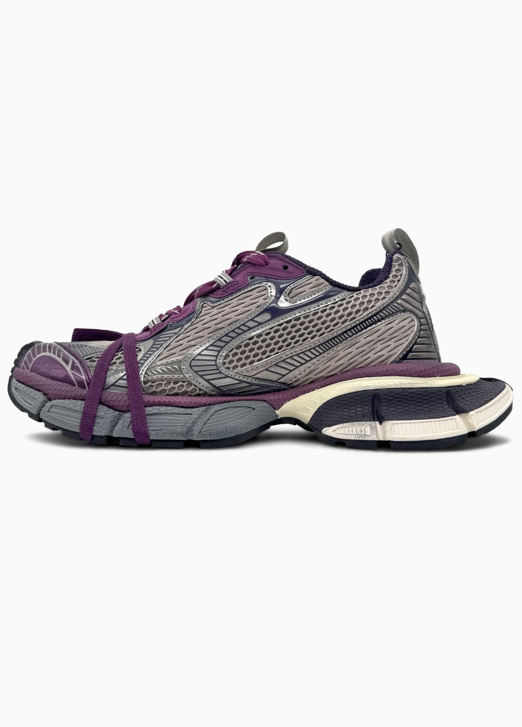 Фіолетові Осінні кросівки чоловічі і жіночі balenciaga 3xl purple | баленсіага 3хл фіолетові No Brand