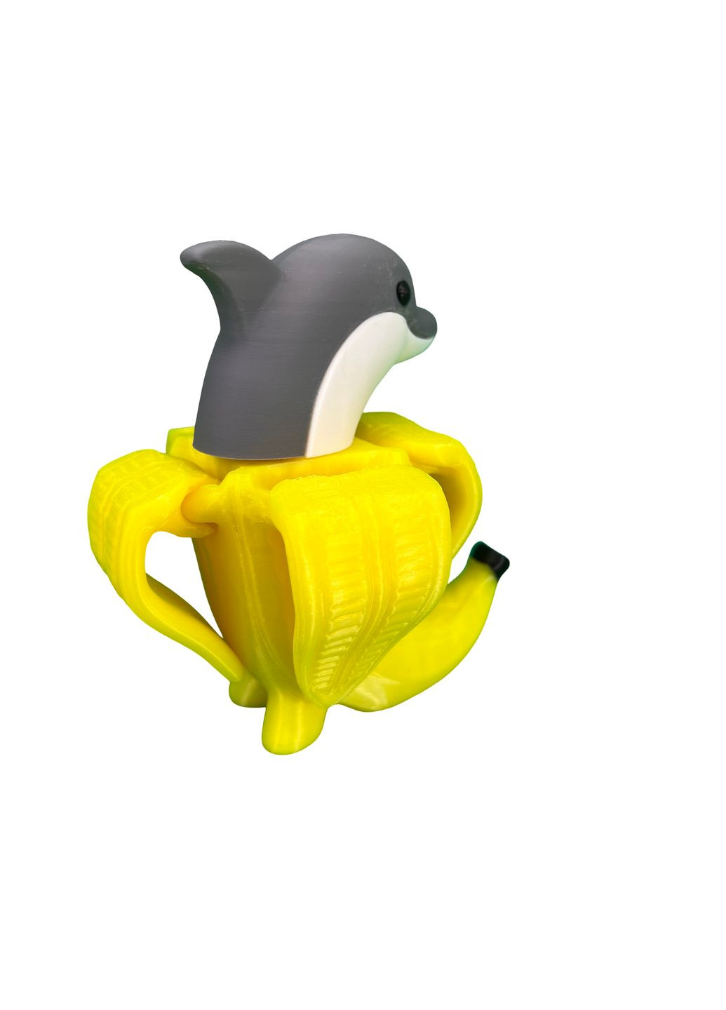 Іграшка Bananito Dolfinito Бананіто Долфініто з серії Italian Brainrot, жовта 13 см (IBR10011) DrukHouse3D (356506208)